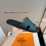 Hermes Izmir Sandals Dark Blue For Men - Image 6