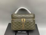 Saint Laurent GABY Vanity Top Handle Bag 7.1in/ 18cm Light Musk Bronze Hardware For Women - Image 2