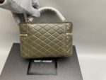 Saint Laurent GABY Vanity Top Handle Bag 7.1in/ 18cm Light Musk Bronze Hardware For Women - Image 3