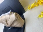 Saint Laurent Toy Puffer Crossbody Bag 9in/ 23cm Dark Beige Light Bronze Hardware For Women 7593371EL072721 - Image 10