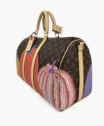 Louis Vuitton LV x YK Keepall Bandouliere 45 Travel Bag 17.7in/ 45cm Multicolor Gold Hardware M46471 - Image 4