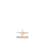 Louis Vuitton Idylle Blossom Two-Row Ring, Pink Gold And Diamonds For Women- Q9N42I - Image 4