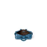 Louis Vuitton Keepall Bandouliere 25 Travel Bag 9.8in/ 25cm Atlantic Blue Black Hardware M46803 - Image 5