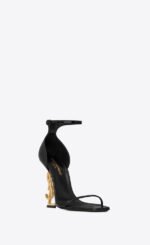 Opyum Sandals In Patent For Women Black 4.3in/11cm 5576620NPKK1000 - Image 5