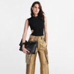 Louis Vuitton CarryAll PM Shoulder Bag 11.6in/ 29.5cm Black Gold Hardware For Women M46288 - Image 3