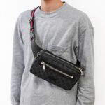 Gucci GG Black Belt Bag Black/Grey Soft GG Supreme Crafted 474293 K9RRN 1095 - Image 2