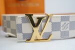 Louis Vuitton LV Initiales Damier Azur Canvas Belt Grey M9609U - Image 3