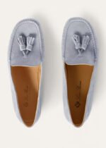 Loro Piana Dot Sole Walk Loafers Zircon For Women - FAN0109 6AV1 - Image 6